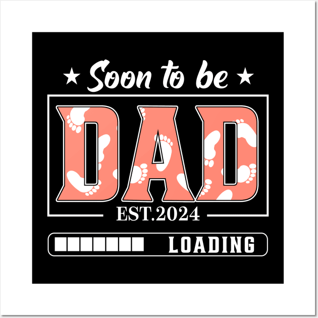 Soon to Be Dad 2024 Wall Art by adalynncpowell